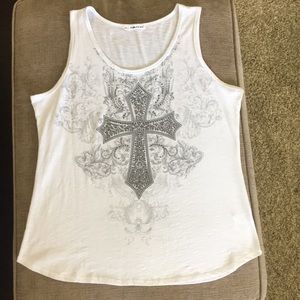 Maurices White Tank Size 1